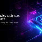 Tecnologías gráficas gaming 2026: Ray Tracing, DLSS, FSR y VRAM