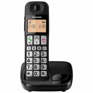 Teléfono Inalámbrico Panasonic KX-TGE310SP/ Negro 5025232853755 KX-TGE310SPB PAN-TEL KX-TGE310SPB