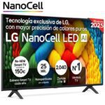 Televisor LG NanoCell 55NANO80A6B 55"/ Ultra HD 4K/ Smart TV/ WiFi 8806096362358 55NANO80A6B.AEU LGE-TV 55NANO80A6B