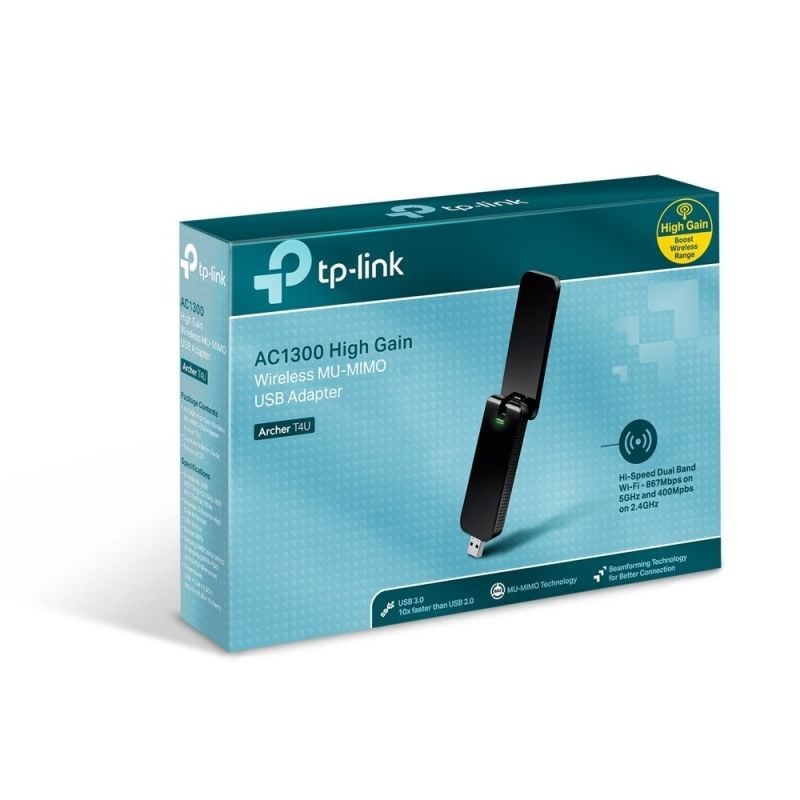 Adaptador USB - WiFi TP-Link Archer T4U V2 1300Mbps - Imagen 4