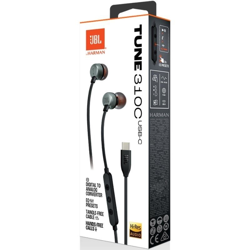 Auriculares Intrauditivos JBL Tune 310C/ con Micrófono/ Negros - Imagen 5