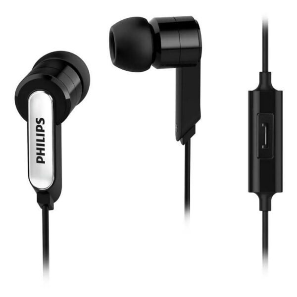 Auriculares Intrauditivos Philips SHE1405/10/ con Micrófono/ Jack 3.5/ Negros 6951613981603 SHE1405BK/10 PHIL-AUR SHE1405BK 10