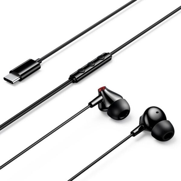 Auriculares Intrauditivos Vention Echo Lite USB-C In-Ear/ con Micrófono/ USB Tipo-C/ Negros 6922794790742 GBBBAV VEN-AUR GBBBAV