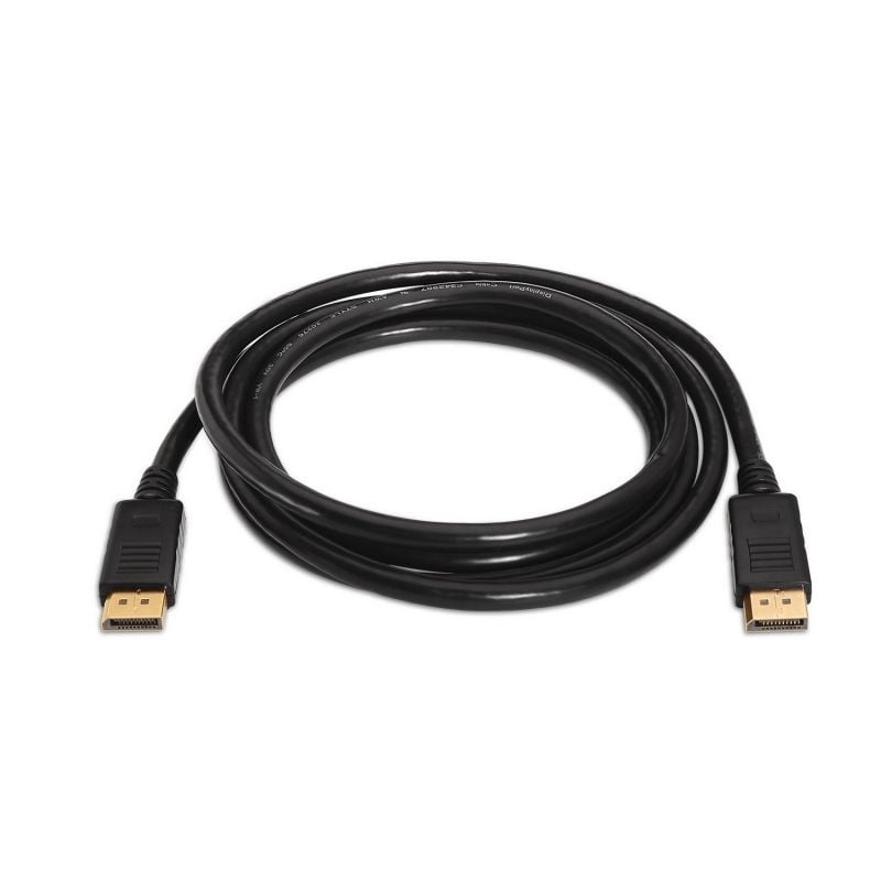 Cable DisplayPort 1.2 4K Aisens A124-0130/ DisplayPort Macho - DisplayPort Macho/ Hasta 5W/ 2300Mbps/ 3m/ Negro - Imagen 2