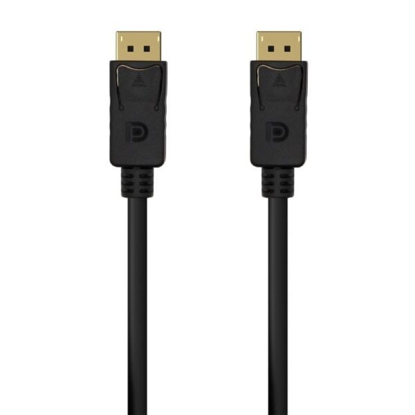 Cable DisplayPort 1.2 4K Aisens A124-0549/ DisplayPort Macho - DisplayPort Macho/ Hasta 5W/ 2300Mbps/ 1.5m/ Negro 8436574706499 A124-0549 AIS-CAB A124-0549