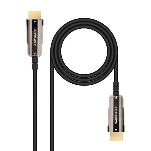 Cable HDMI 2.0 4K AOC Nanocable 10.15.2020/ HDMI Macho - HDMI Macho/ 20m/ Negro 8433281013339 10.15.2020 NAN-CAB 10 15 2020