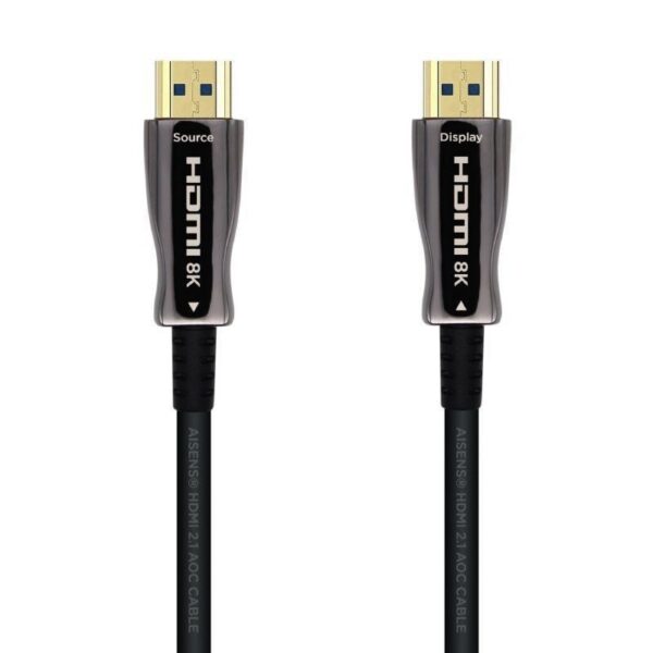 Cable HDMI 2.1 AOC 8K Aisens A153-0515/ HDMI Macho - HDMI Macho/ 10m/ Negro 8436574705836 A153-0515 AIS-CAB HDMI A153-0515