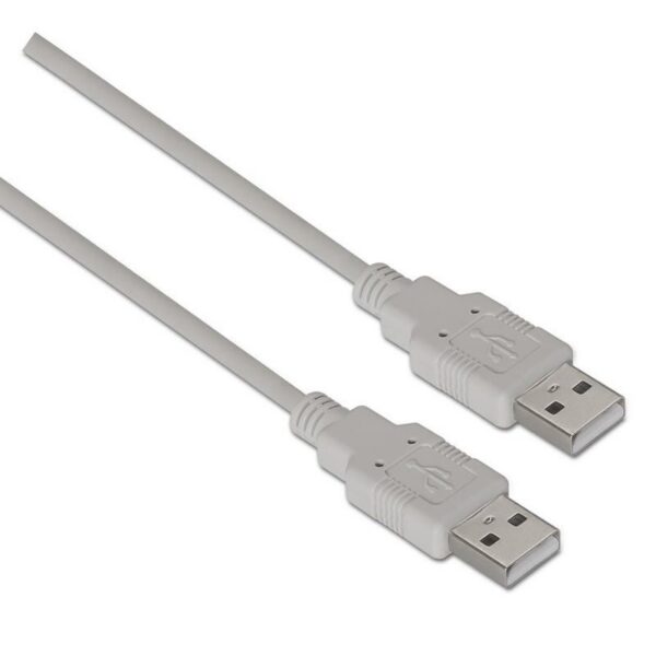 Cable USB 2.0 Aisens A101-0021/ USB Macho - USB Macho/ 1m/ Beige 8436574700206 A101-0021 AIS-CAB A101-0021