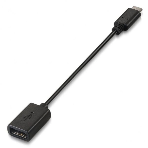Cable USB 2.0 Aisens A107-0059/ USB Tipo-C Macho - USB Hembra/ 480Mbps/ 15cm/ Negro 8436574700589 A107-0059 AIS-CAB A107-0059