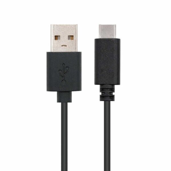 Cable USB 2.0 Nanocable 10.01.2102/ USB Tipo-C Macho - USB Macho/ 480Mbps/ 2m/ Negro 8433281007727 10.01.2102 NAN-CAB 10 01 2102