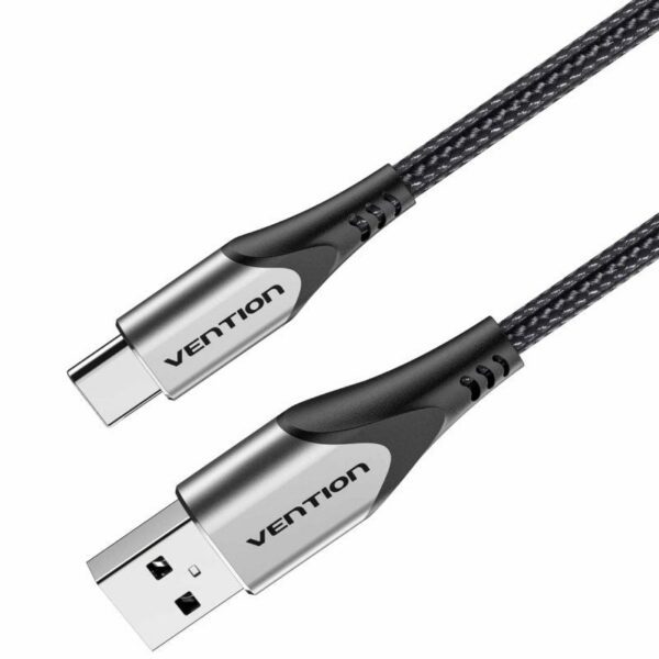 Cable USB 2.0 Tipo-C Vention CODHH/ USB Macho - USB Tipo-C Macho/ 480Mbps/ 2m/ Gris 6922794747074 CODHH VEN-CAB CODHH