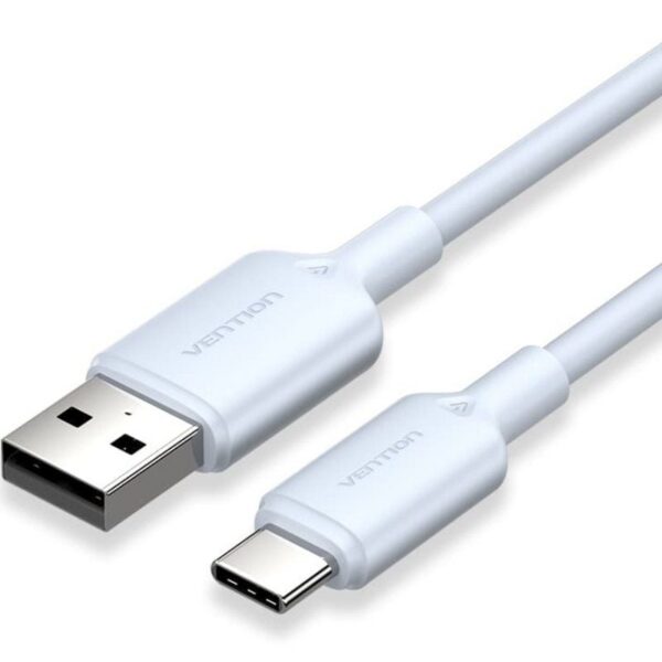 Cable USB 2.0 Tipo-C Vention CTQLF/ USB Tipo-C Macho - USB Macho/ Hasta 60W/ 480Mbps/ 1m/ Azul 6922794709768 CTQLF VEN-CAB CTQLF