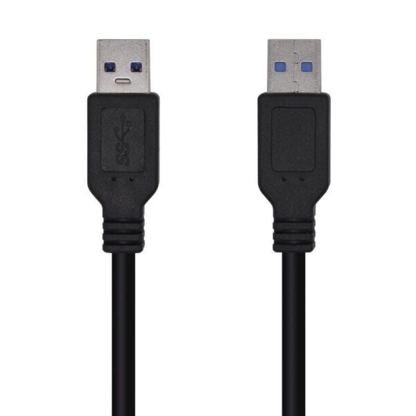 Cable USB 3.0 Aisens A105-0447/ USB Macho - USB Macho/ 5Gbps/ 2m/ Negro 8436574704969 A105-0447 AIS-CAB USB A105-0447