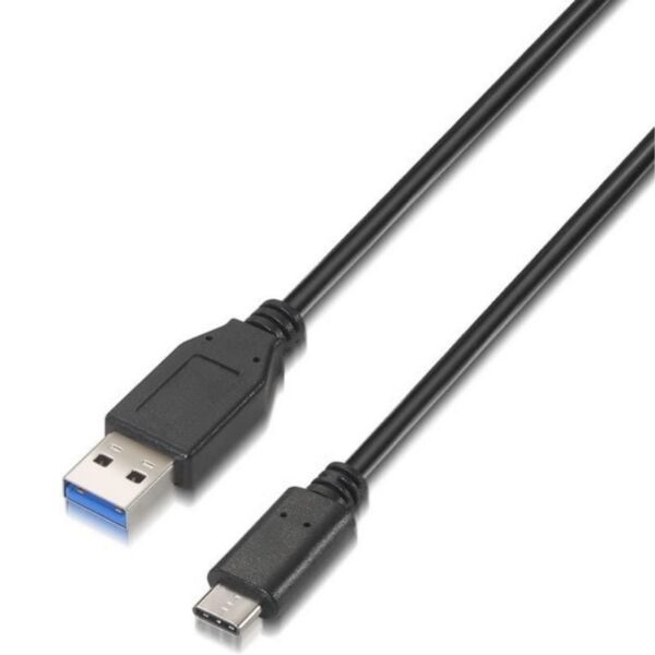Cable USB 3.1 Tipo-C Aisens A107-0060/ USB Tipo-C Macho - USB Macho/ 10Gbps/ 1m/ Negro 8436574700596 A107-0060 AIS-CAB A107-0060