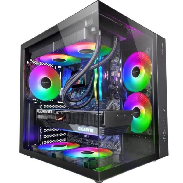 Caja Gaming Semitorre Mars Gaming MCV-ONE 8435693110873 MCVONE TAC-CAJA MCV-ONE BK