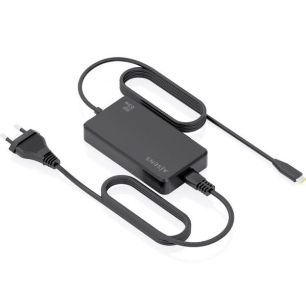 Cargador Sobremesa GaN Aisens ASCH-1PD65D068-BK/ 1xUSB Tipo-C/ 65W 8435739903858 ASCH-1PD65D068-BK AIS-CARGA ASCH-1PD65D068-BK