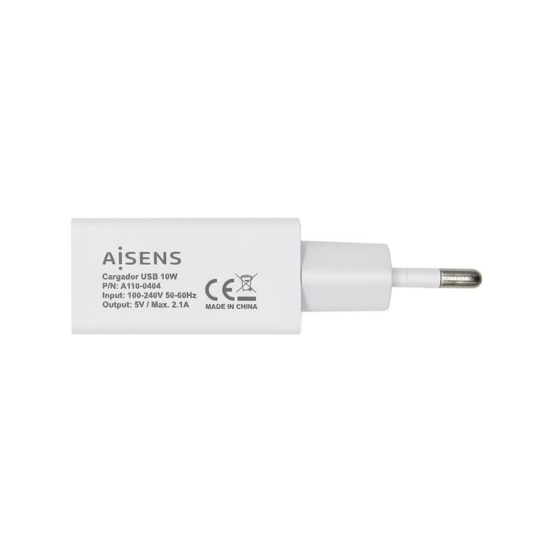 Cargador de Pared Aisens A110-0404/ 1xUSB/ 10W - Imagen 3