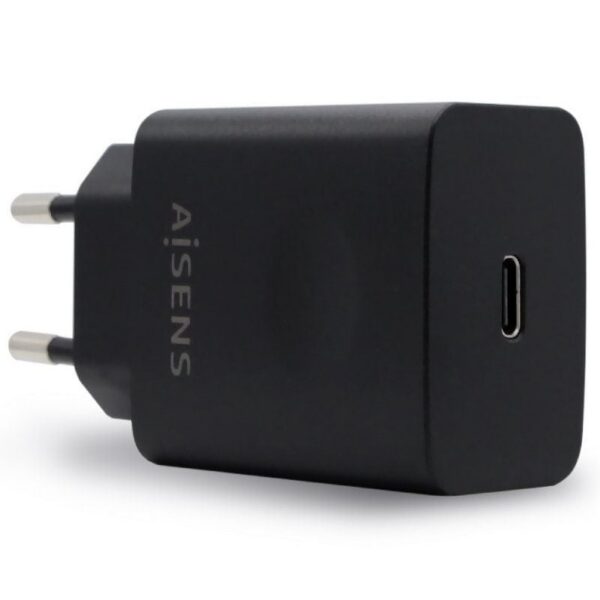 Cargador de Pared Aisens ASCH-1PD20-BK/ 1xUSB Tipo-C/ 20W 8436574706215 ASCH-1PD20-BK AIS-CARGA ASCH-1PD20-BK