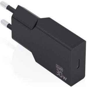 Cargador de Pared GaN Aisens A110-1004/ 1xUSB Tipo-C/ 30W/ Negro 8435739904718 A110-1004 AIS-CARGA A110-1004
