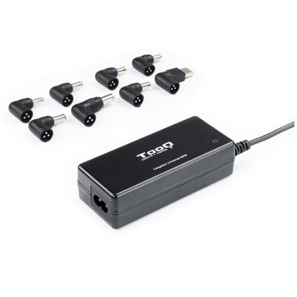 Cargador de Portátil TooQ TQLC-65BS02AT/ 65W/ 1xUSB/ Automático/ 8 Conectores/ Voltaje 18.5-20V/ 1 USB 8433281007512 TQLC-65BS02AT TOO-CAR TQLC-65BS02AT