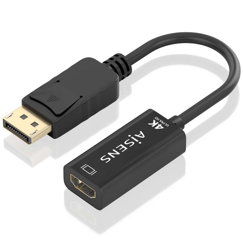 Conversor Aisens A125-0905/ DisplayPort Macho - HDMI Hembra/ 15cm/ Negro - Imagen 2