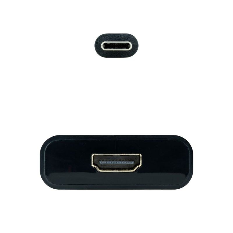 Conversor Nanocable 10.16.4102-BK/ USB Tipo-C Macho - HDMI Hembra/ 15cm/ Negro - Imagen 3