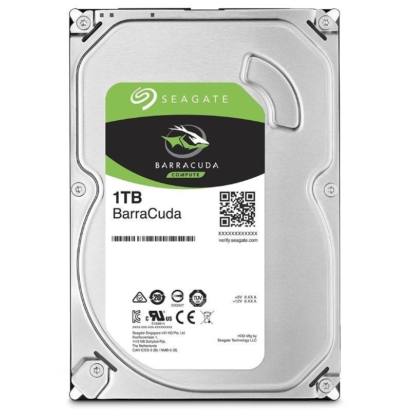 Disco Duro Seagate BarraCuda 1TB/ 3.5"/ SATA III/ 256MB 8719706028332 ST1000DM014 SEA-ST1000DM014