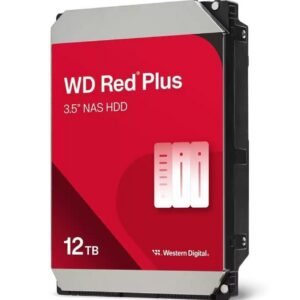 Disco Duro Western Digital WD Red Plus NAS 12TB/ 3.5"/ SATA III/ 512MB 0718037906218 WD120EFGX WD-HDD RD PLUS NAS 12TB V2