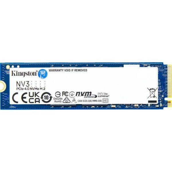 Disco SSD Kingston NV3 500GB/ M.2 2280 PCIe Gen4 740617344806 SNV3S/500G KIN-SSD M2 NV3 500GB
