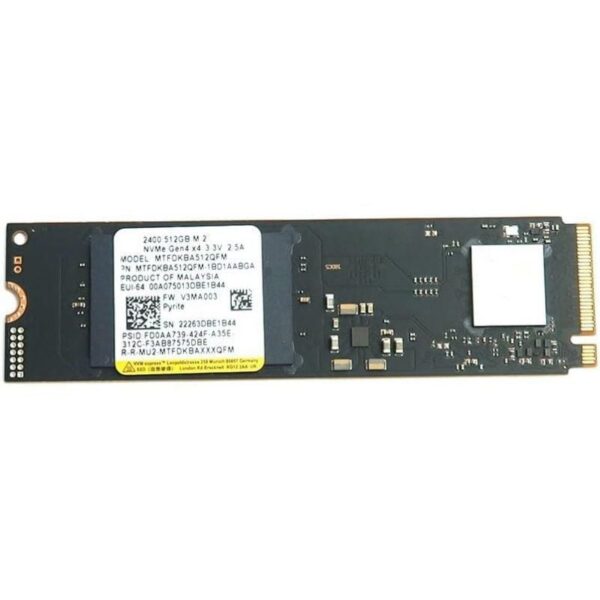 Disco SSD Micron 2400 512GB/ M.2 2280 PCIe Gen4  MTFDKBA512QFM-1BD1AABHA MCN-SSD MTFDKBA512QFM