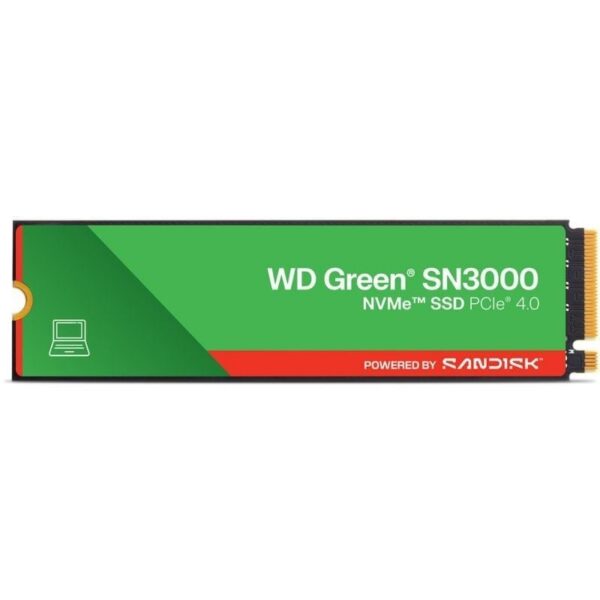 Disco SSD SanDisk Green SN3000 1TB/ M.2 2280 PCIe Gen4/ Full Capacity 718037907154 WDS100T4G0E WD-SSD WD GREEN SN3000 1TB