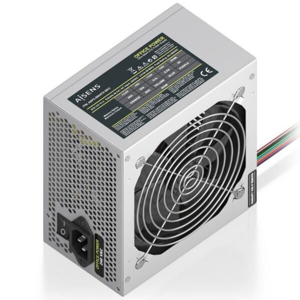 Fuente de Alimentación Aisens ASPC-500ATX-SEO/ 500W/ Ventilador 12cm 8435739904053 ASPC-500ATX-SEO AIS-FUENTE ASPC-500ATX-SEO
