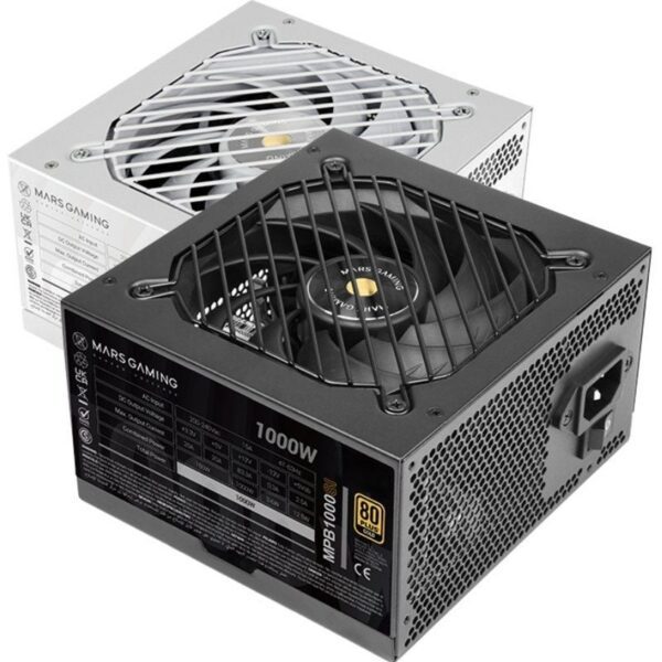 Fuente de Alimentación Mars Gaming MPB1000SI/ 1000W/ Ventilador 12cm/ 80 Plus Gold 8435693110637 MPB1000SI TAC-FUENTE MPB1000SI BK