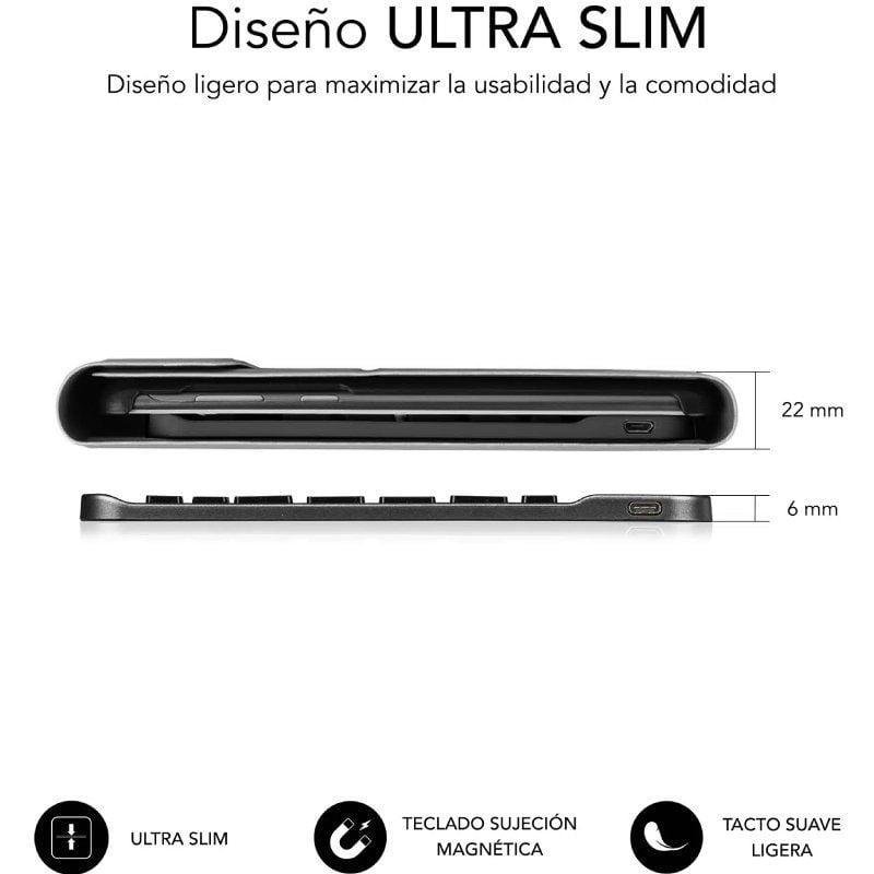 Funda con Teclado Subblim Keytab Pro BT Lenovo Tab 2025 11.5"/ Negra - Imagen 3