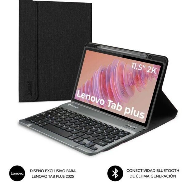 Funda con Teclado Subblim Keytab Pro BT Lenovo Tab 2025 11.5"/ Negra 8436586743727 SUBKT3-BTL330 SUB-FUNDA KT3-BTL330