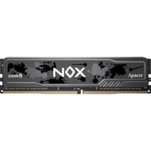 Memoria RAM Apacer NOX 16GB/ DDR5/ 5600MHz/ 1.25V/ CL40/ DIMM 4712389908896 AH5U16G56C522MBAA-1 APA-16GB AH5U16G56C522MBAA-1