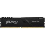 Memoria RAM Kingston FURY Beast RGB 16GB/ DDR4/ 3600MHz/ 1.35V/ CL15/ DIMM 740617337426 KF436C18BB2A/16 KIN-FB KF436C18BB2A 16