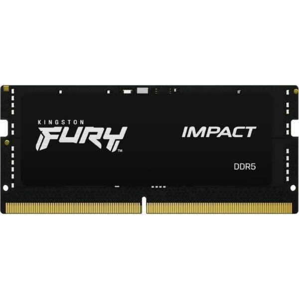 Memoria RAM Kingston FURY Impact 16GB/ DDR5/ 5600MHz/ 1.1V/ CL40/ SODIMM 740617331677 KF556S40IB-16 KIN-16GB FURY KF556S40IB-16