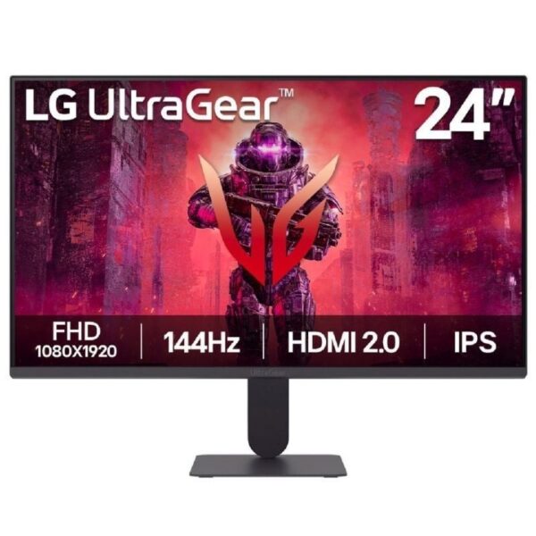 Monitor Gaming LG UltraGear 24G411A-B 23.7"/ Full HD/ 1ms/ 144Hz/ IPS/ Negro 8806096571583 24G411A-B LG-M 24G411A-B