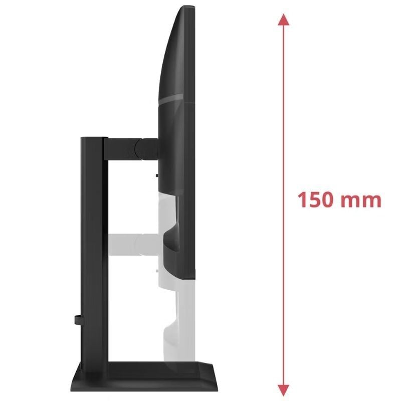 Monitor Profesional AOC Q27E4U 27"/ QHD/ Multimedia/ Regulable en altura/ Negro - Imagen 3