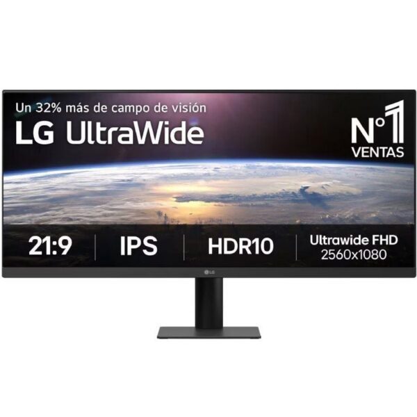 Monitor Profesional Ultrapanorámico LG UltraWide 34U511A-B 34"/ UWFHD/ Negro 8806096520826 34U511A-B.AEU LG-M 34U511A-B
