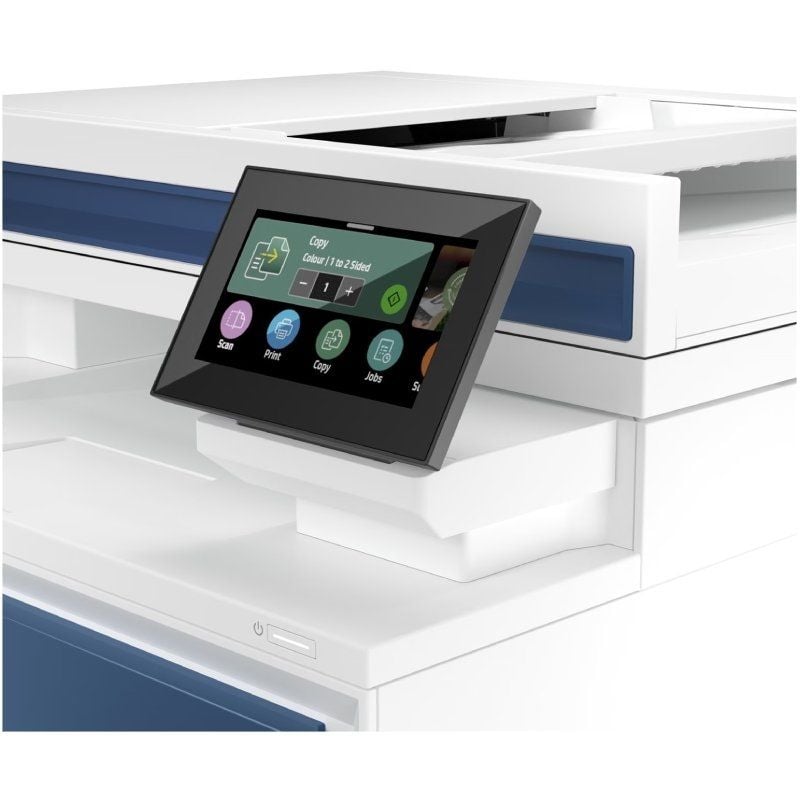 Multifunción Láser Color HP LaserJet Pro 4302fdw/ WiFi/ Fax/ Dúplex/ ADF/ Blanca y Azul - Imagen 3