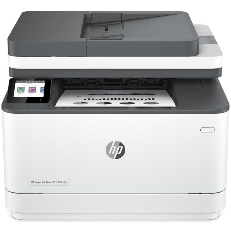 Multifunción Láser Monocromo HP Laserjet Pro 3102FDW WiFi/ Fax/ Dúplex/ Blanca 195122461898 3G630F HP-LASERJET PRO 3102FDW