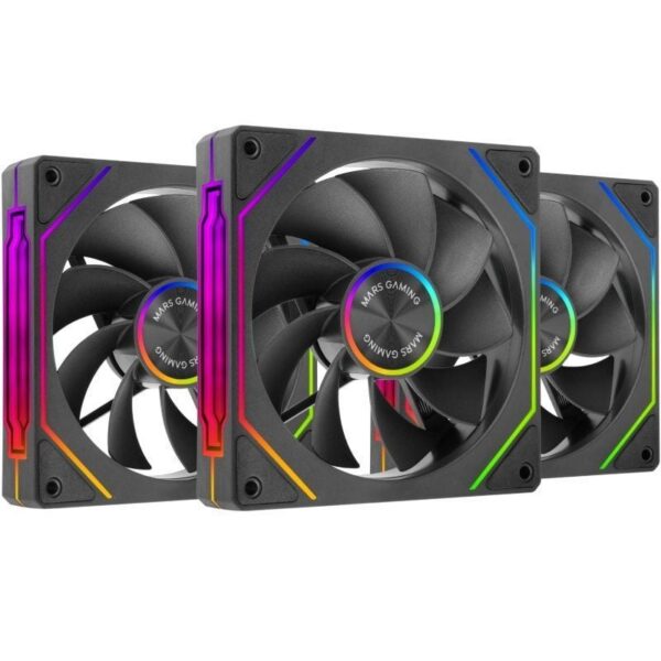 Pack 3 Ventiladores Invertidos Mars Gaming MF-LINKFINITYKIT2R/ 12cm/ ARGB 8435693111627 MFLINKFINITYKIT2R TAC-REF MFLINKFINITYKIT2R