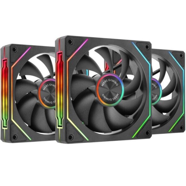 Pack 3 Ventiladores Mars Gaming MF-LINKFINITYKIT2/ 12cm/ ARGB 8435693111320 MFLINKFINITYKIT2 TAC-REF MF-LINKFINITYKIT2 BK