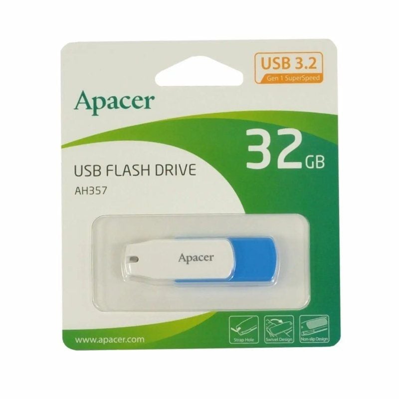 Pendrive 32GB Apacer AH357 USB 3.2 - Imagen 3
