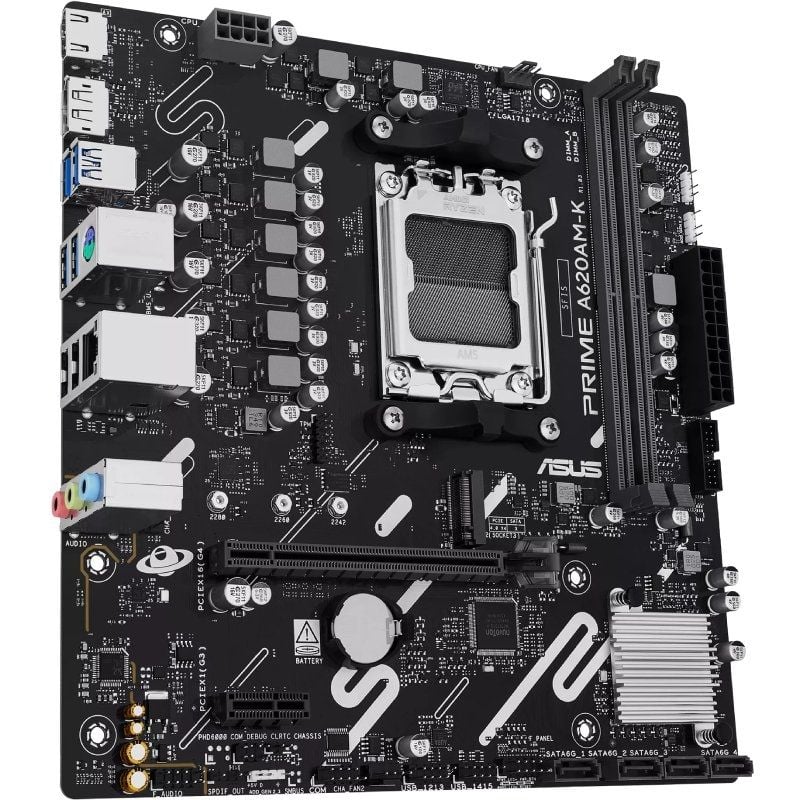 Placa Base Asus A620AM-K Socket AM5/ DDR5/ PCIe 4.0/ Micro ATX - Imagen 4