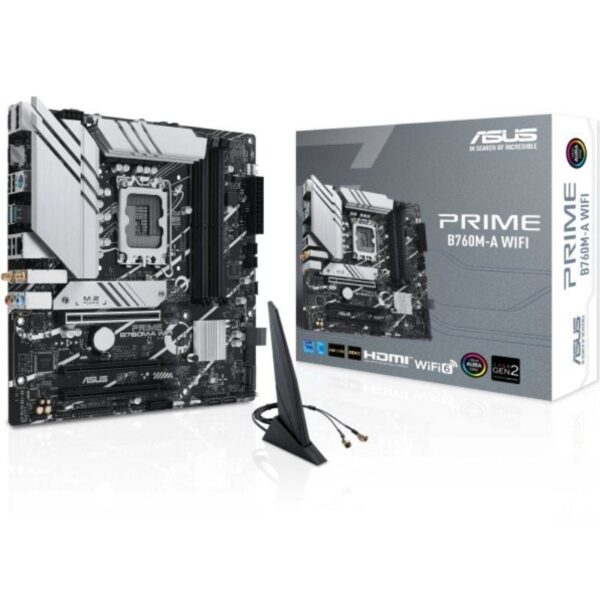 Placa Base Asus Prime B760M-A WIFI Socket 1700/ DDR5/ PCIe 4.0/ Micro ATX 4711387131435 90MB1EL0-M1EAY0 ASU-PB PRIME B760M-A WIFI