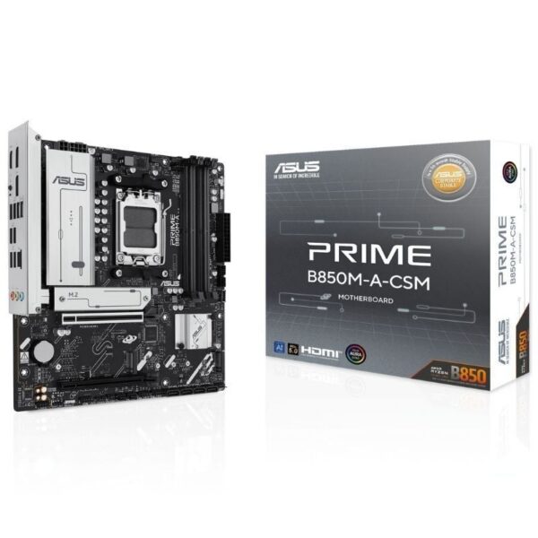 Placa Base Asus Prime B850M-A-CSM Socket AM5/ DDR5/ PCIe 5.0/ Micro ATX 4711636054720 90MB1LQ0-M0EAYC ASU-PB PRIME B850M-A-CSM