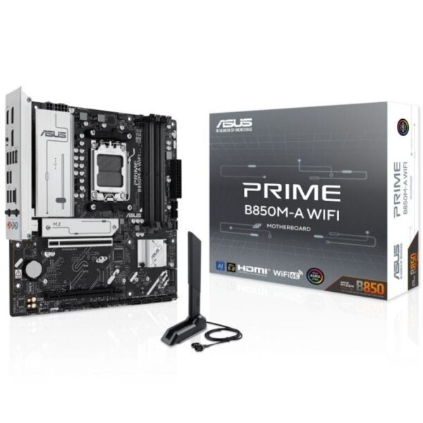 Placa Base Asus Prime B850M-A WIFI Socket AM5/ DDR5/ PCIe 5.0/ Micro ATX 4711636051125 90MB1LN0-M0EAY0 ASU-PB PRIME B850M-A WIFI